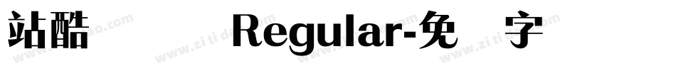 站酷锐锐体 Regular字体转换